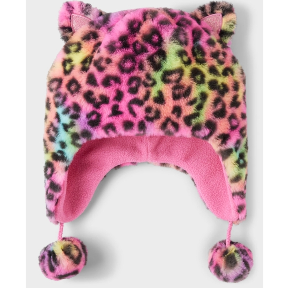 Multicolor Leopard Print Hat - Picture 1 of 1